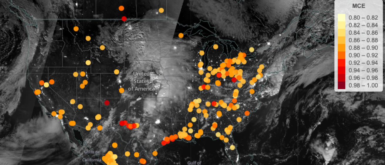 Fire Light Detection Algorithm Map