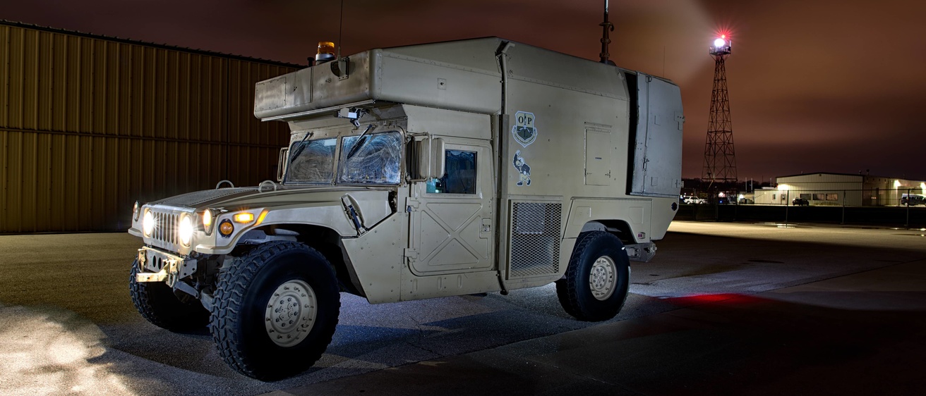 Humvee research vehicle