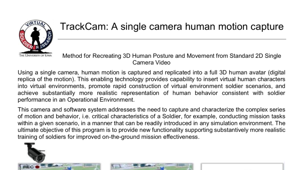 Trackcam info